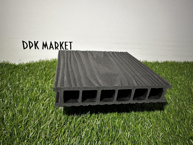 Террасная доска из ДПК Polywood Duo 3-D Серый Террасная доска из ДПК Polywood Duo 3-D Серый